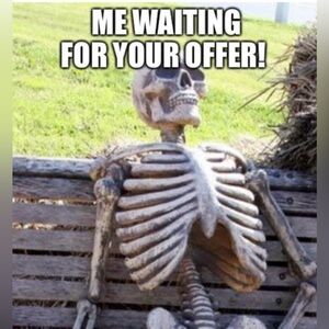 Humorous Skeleton Meme Poster